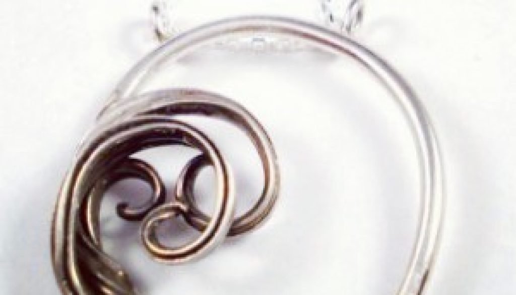 Surf Fashion pendant with Waves and Sky