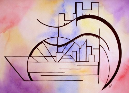 Sunset on the Sacramento Riverboat 2013