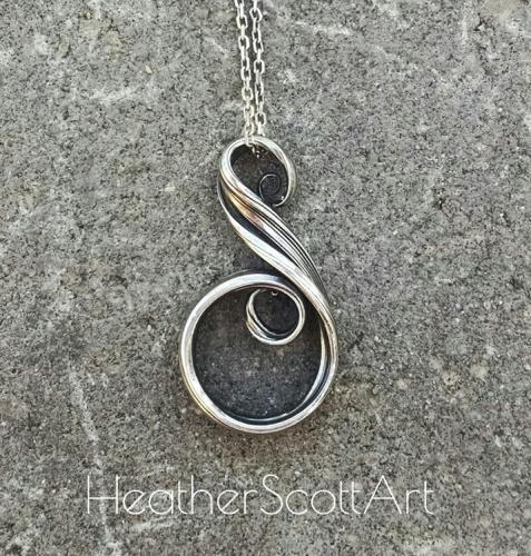 Mitsuro Artist's Swirl Necklace 2015