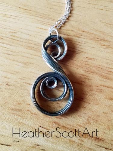 Mitsuro Double Swirl Necklace 2016
